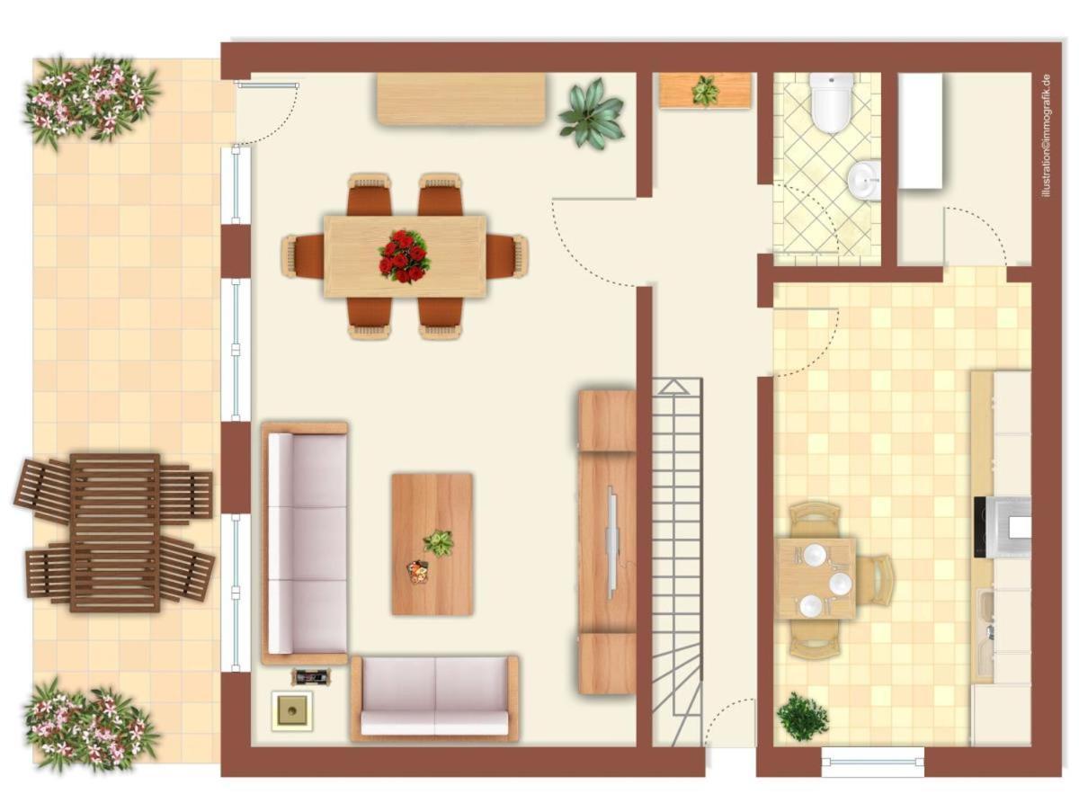 Ferienhaus Jan روستوك المظهر الخارجي الصورة